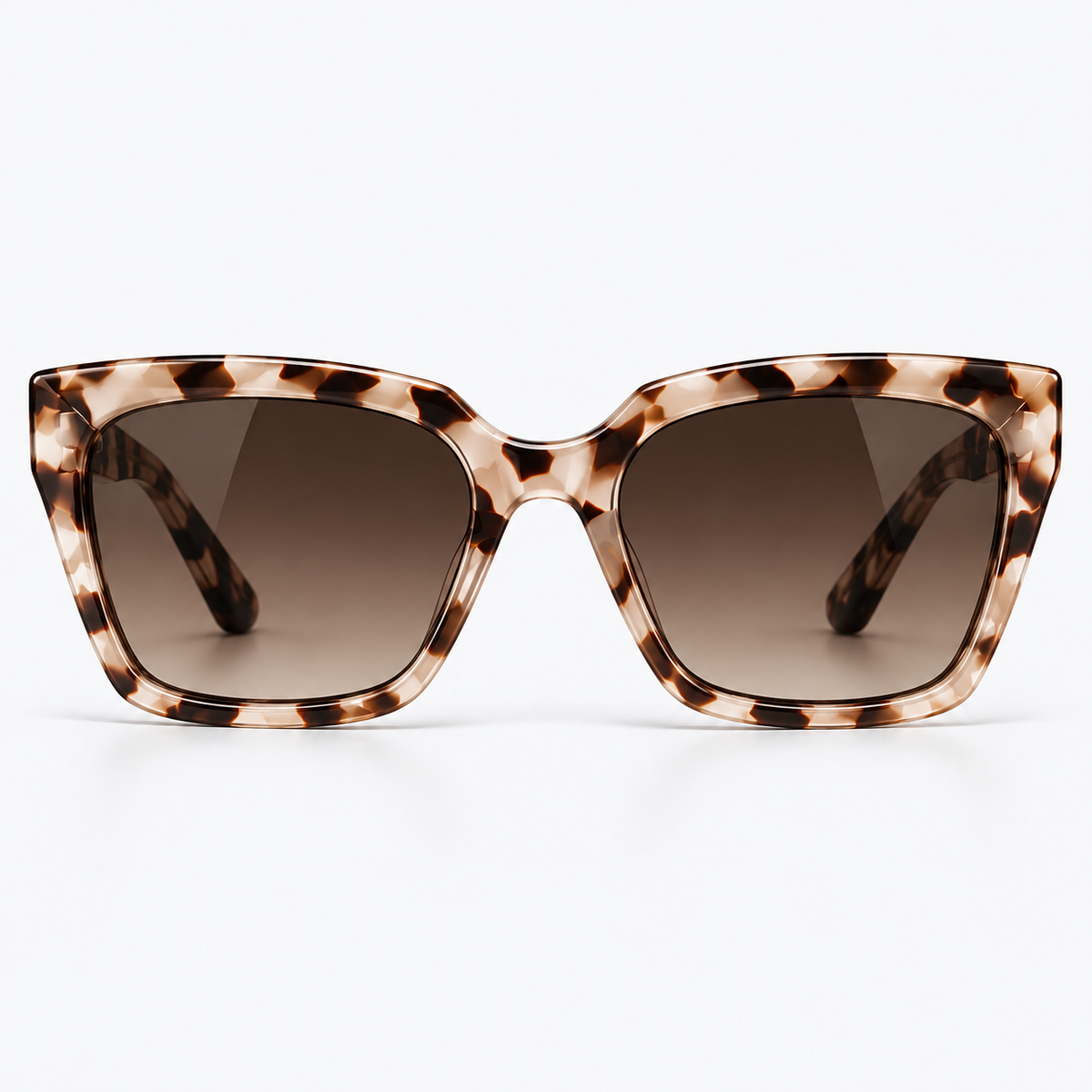 Glance Tortoise Luxe Cat-Eye Sunglasses