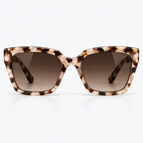 Glance Tortoise Luxe Cat-Eye Sunglasses