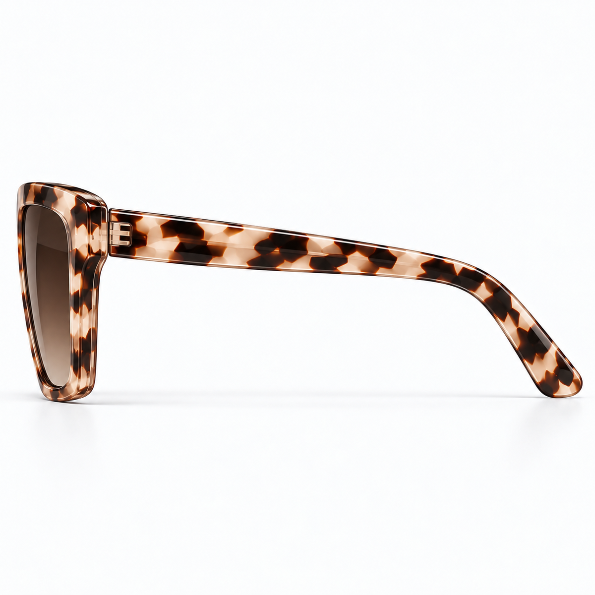 Glance Tortoise Luxe Cat-Eye Sunglasses